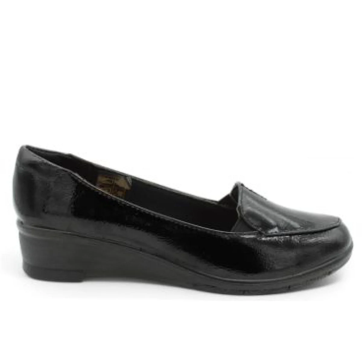 Womens Wedge Dress Patent Slip On #3160 - Image 2