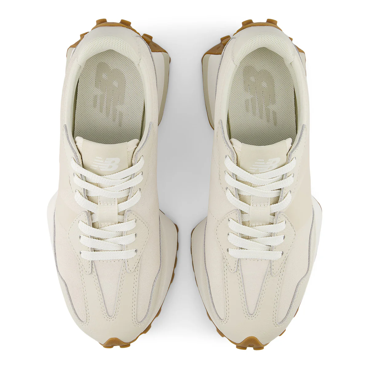 New Balance Women’s 327 Classic Retro Runner — Linen/Timberwolf - Image 4