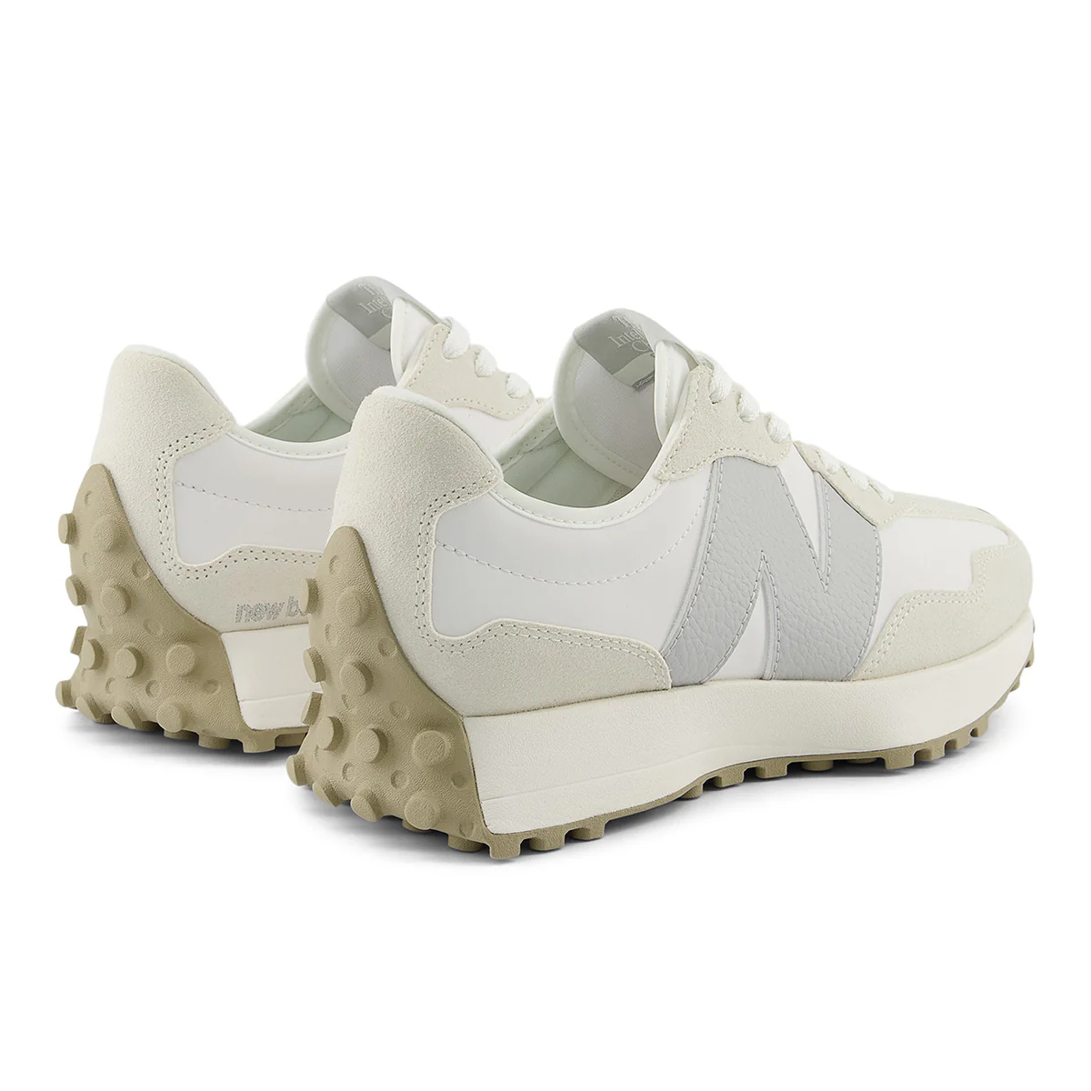 New Balance Women’s 327 Classic Retro Runner — Sea Salt/Grey - Image 6