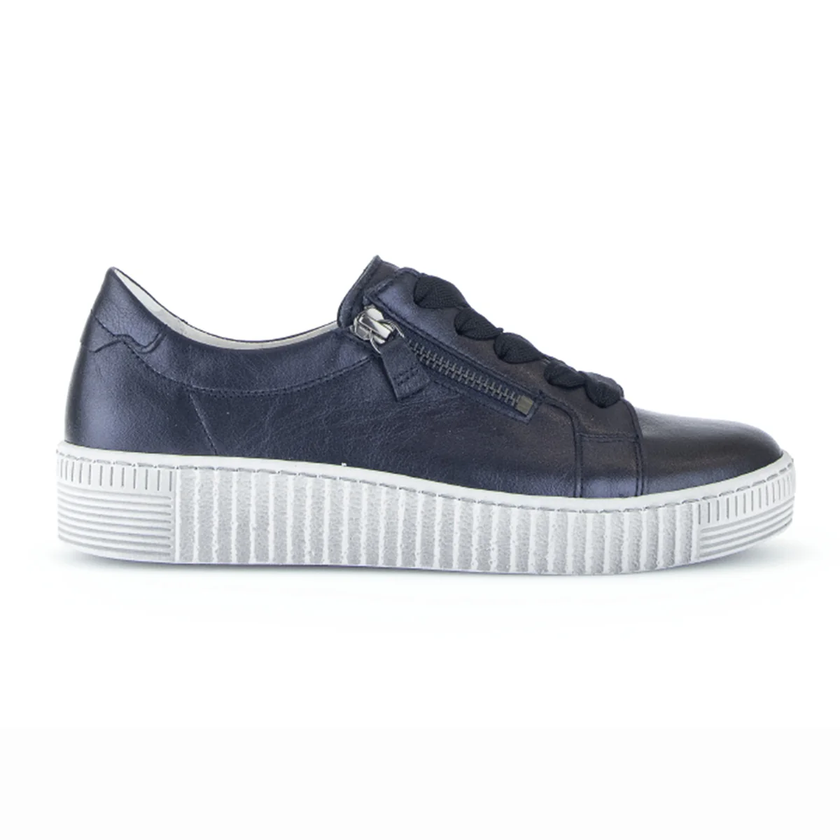 Gabor 334.66 Zip/Lace Sneaker – Night Blue