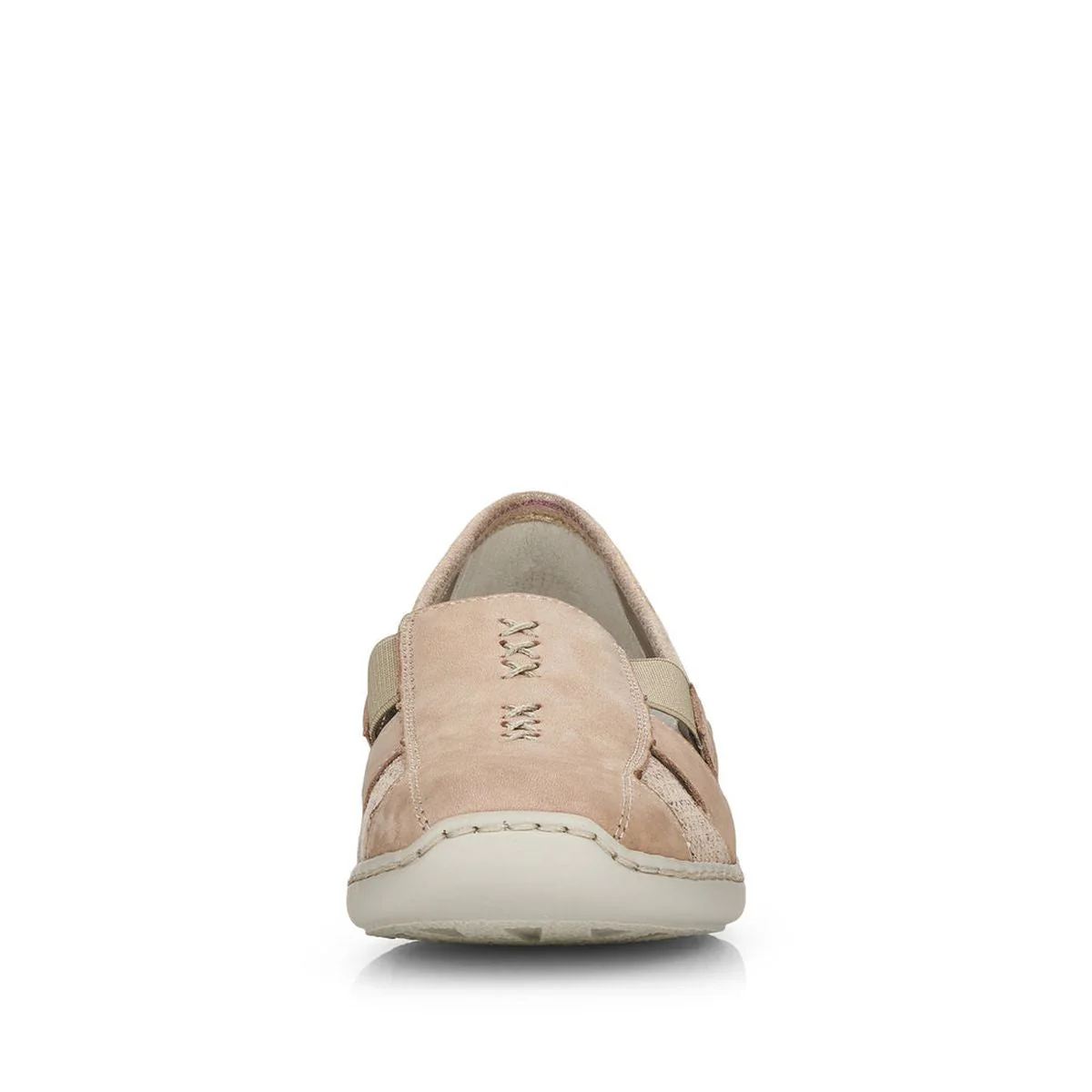 Rieker 41385 Women's Casual Slip On in Beige - Image 4