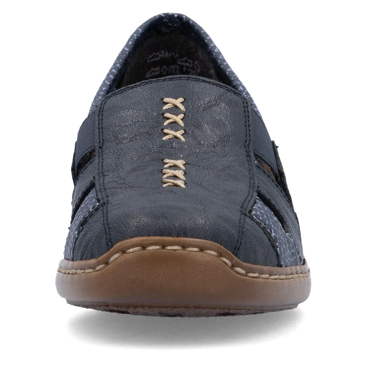 Rieker 41385 Women's Casual Slip On in Blue - Image 3