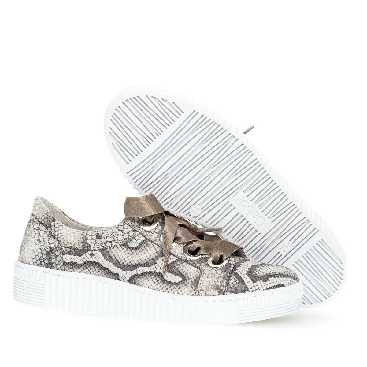 Gabor 330.30 Premium Laced Sneakers - Snake Print - Image 7