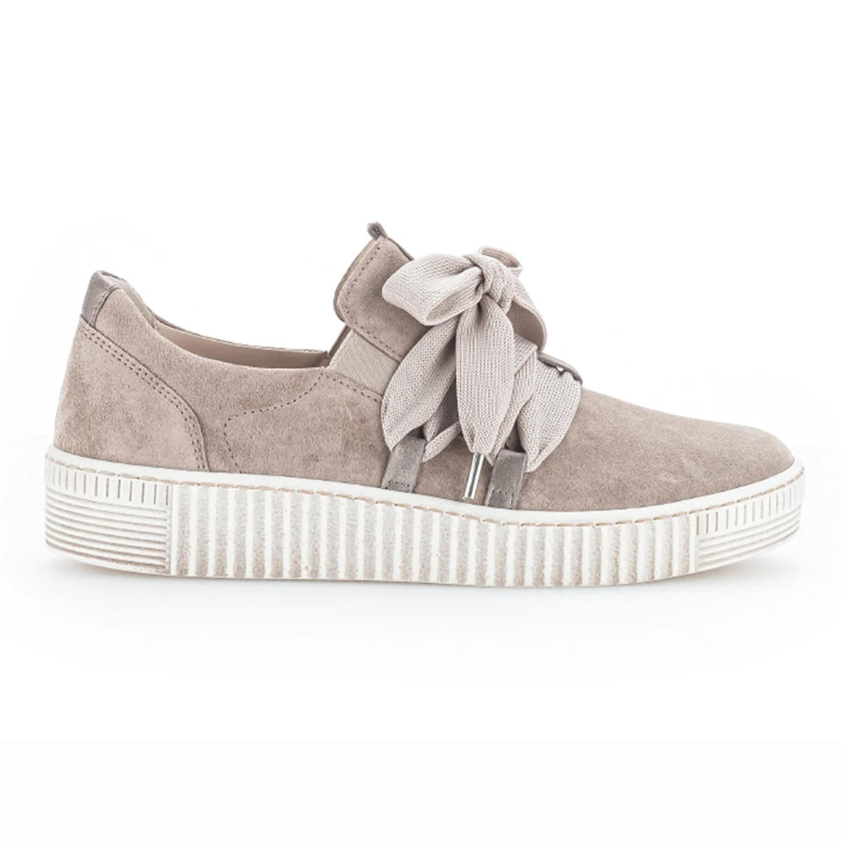 Gabor 333.12 Premium Platform Bow Sneaker – Beige