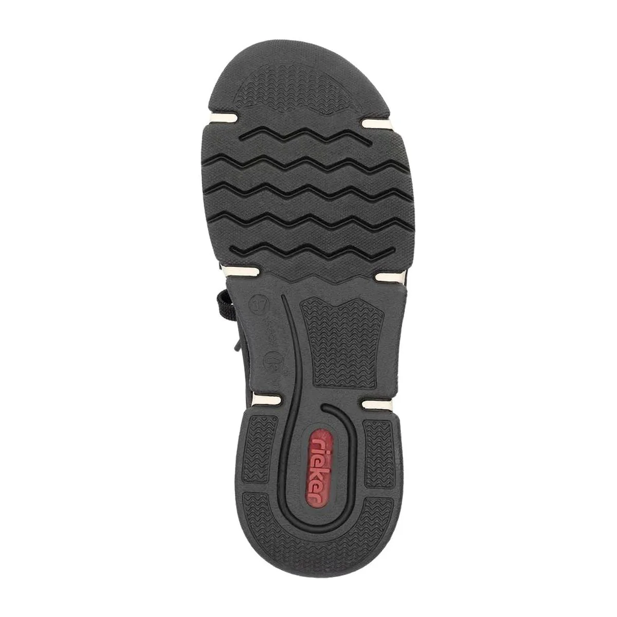 Rieker 45973 Women's Slip On Shoes in Black - Image 5