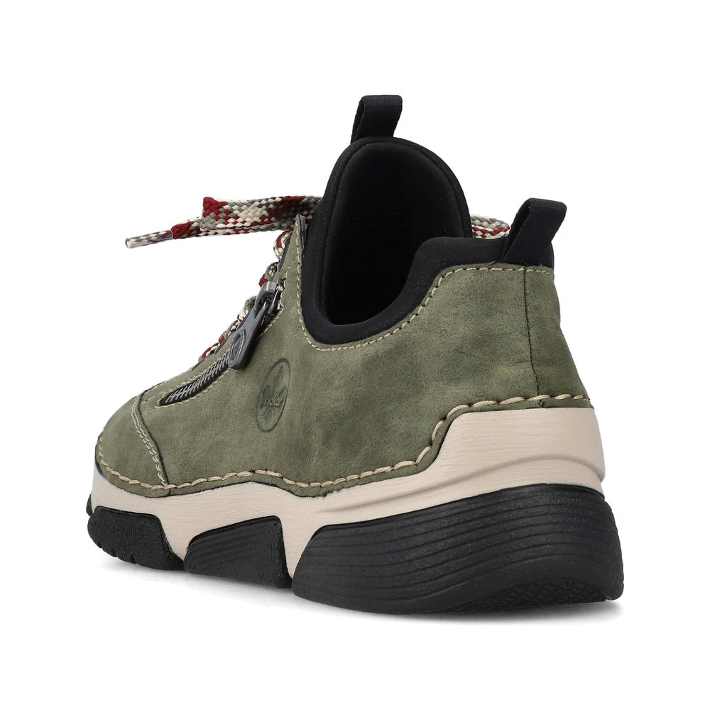Rieker 45973 Women's Slip On Shoes in Green - Image 3