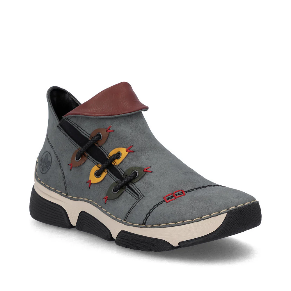 Rieker 45983 Women's Ankle Shoes in Grey