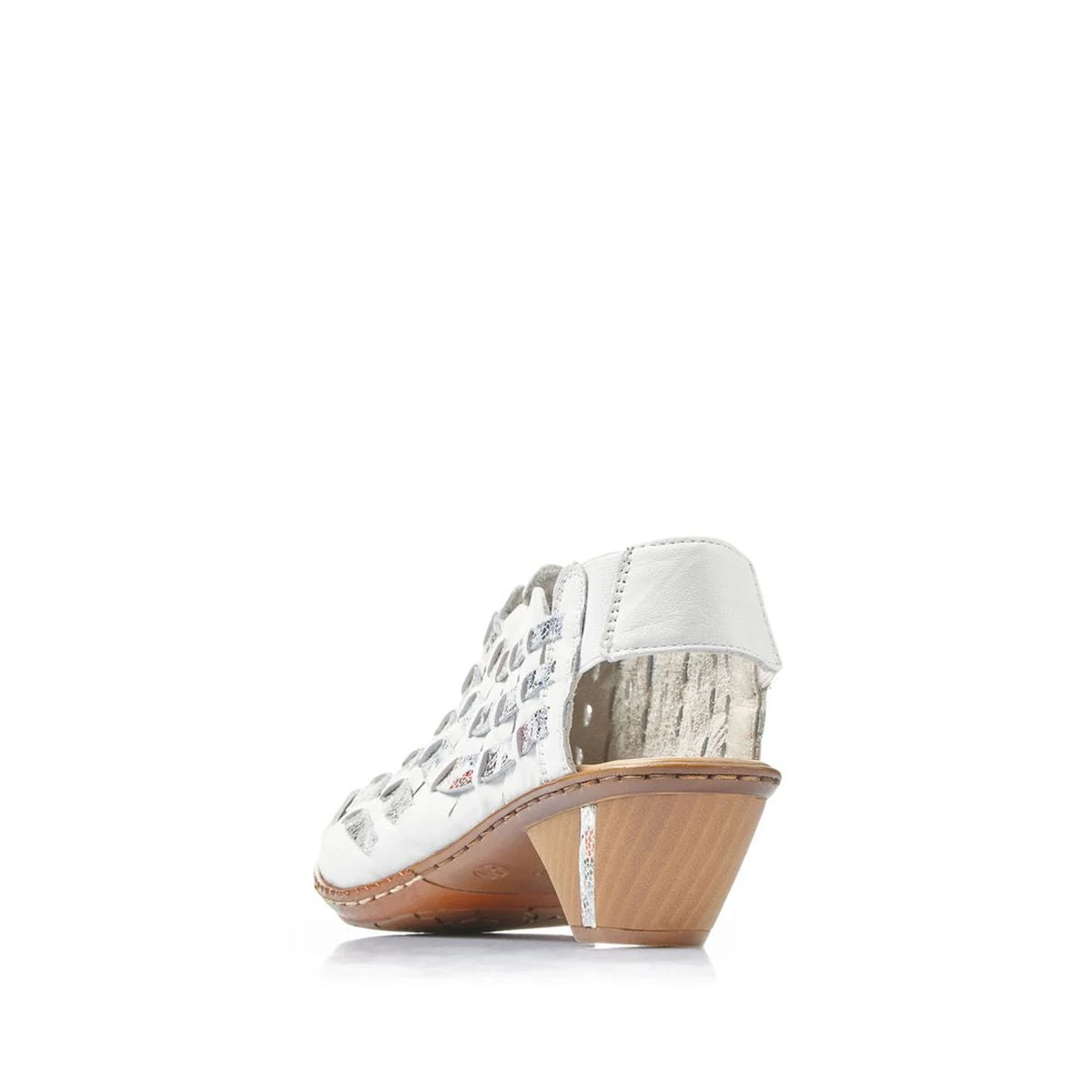 Rieker 46778-80 Women's White Multi Sandal - Image 3