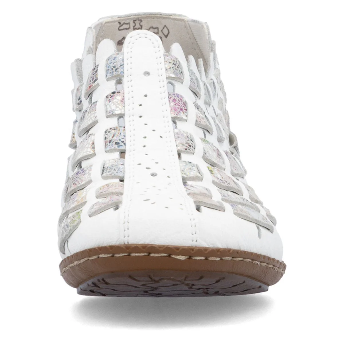 Rieker 46778-80 Women's White Multi Sandal - Image 4