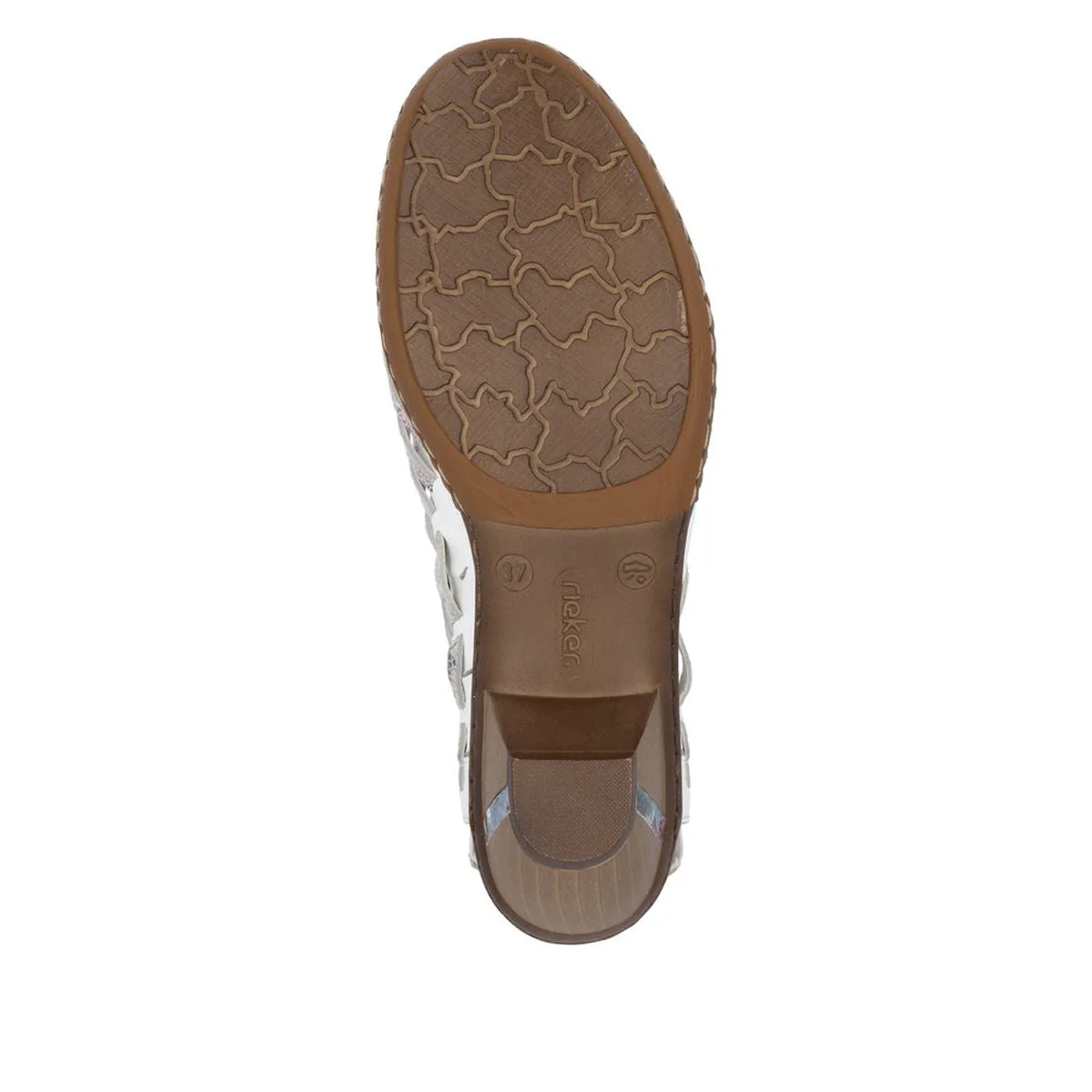 Rieker 46778-80 Women's White Multi Sandal - Image 5