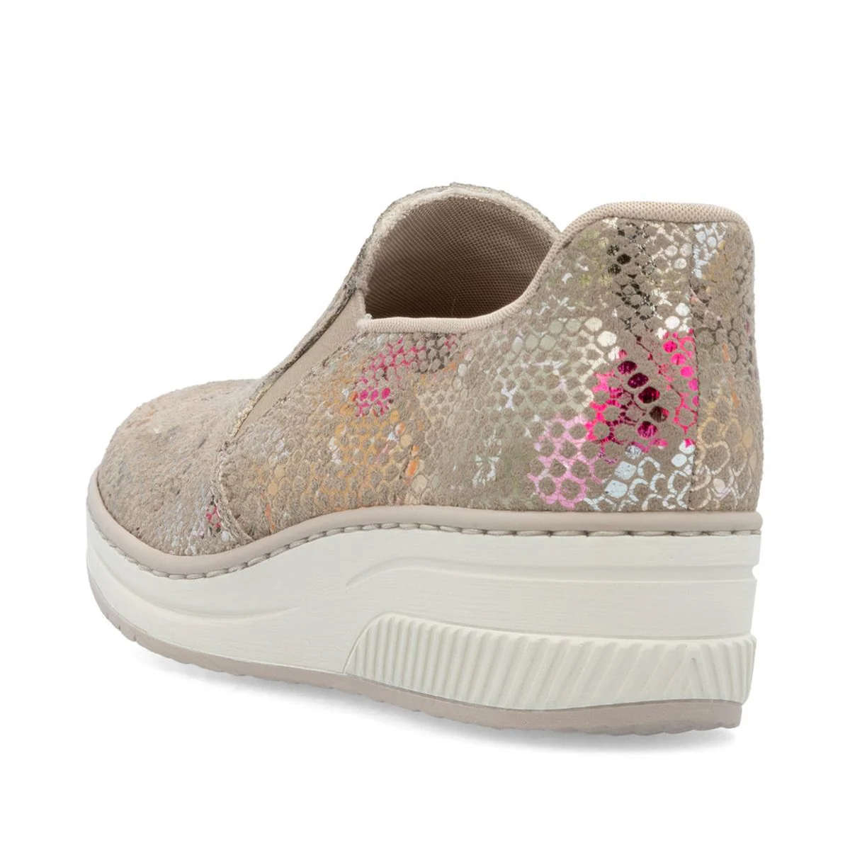 48761 Women's Slip ON Shoe in Beige - Image 3