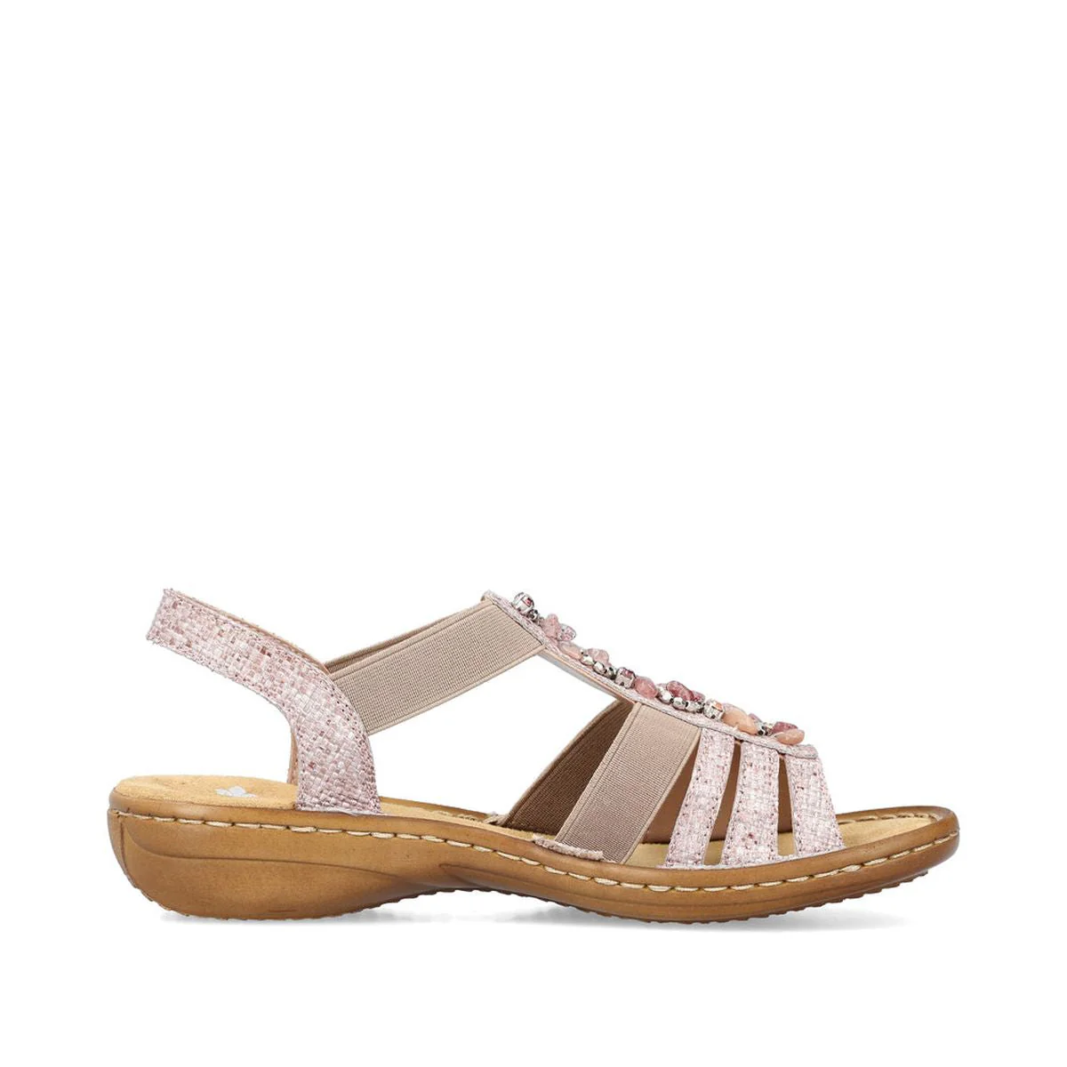 60818 Pink Strap Sandals - Image 2