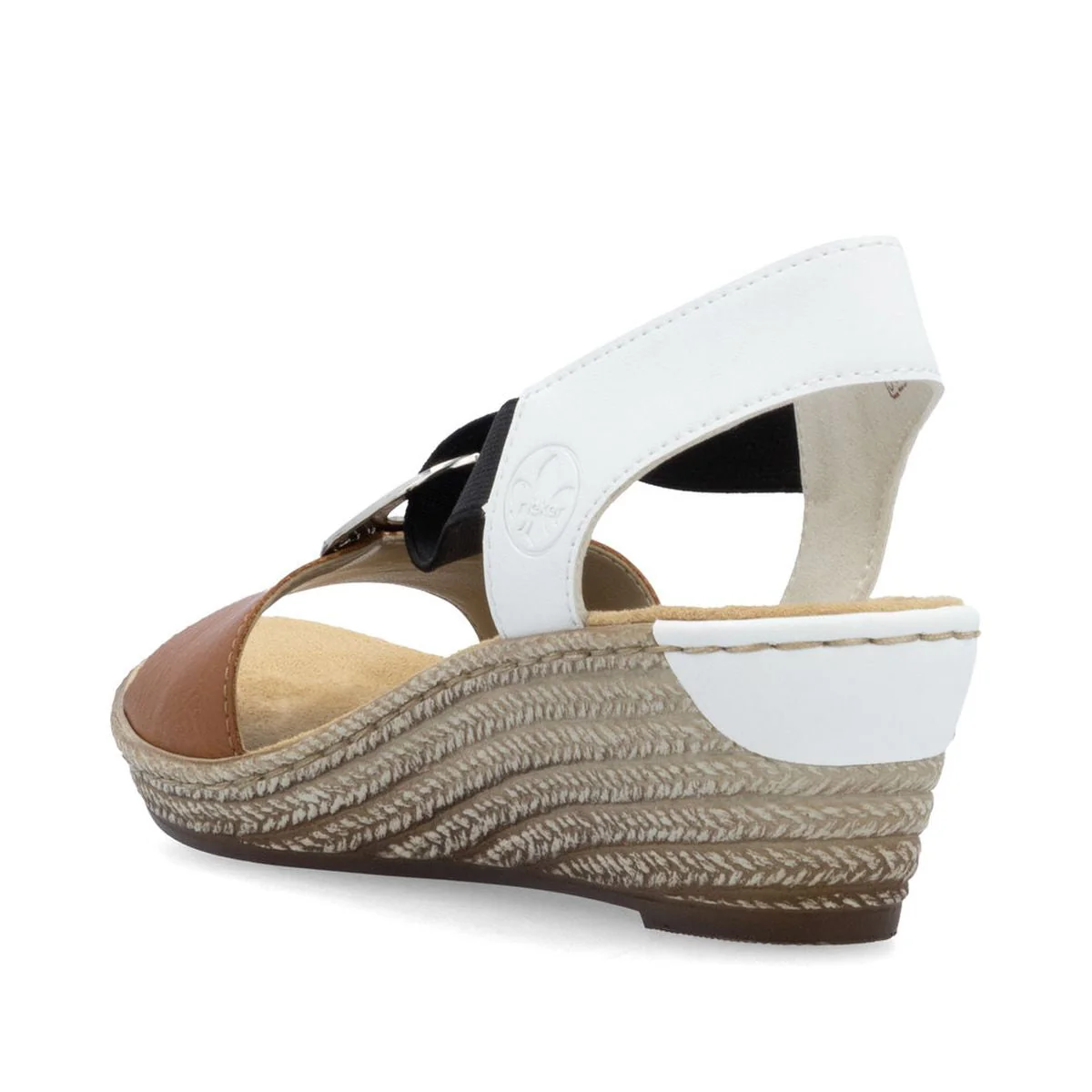 Rieker 624H6-24 Multi-Colour Wedge Sandals - Image 3