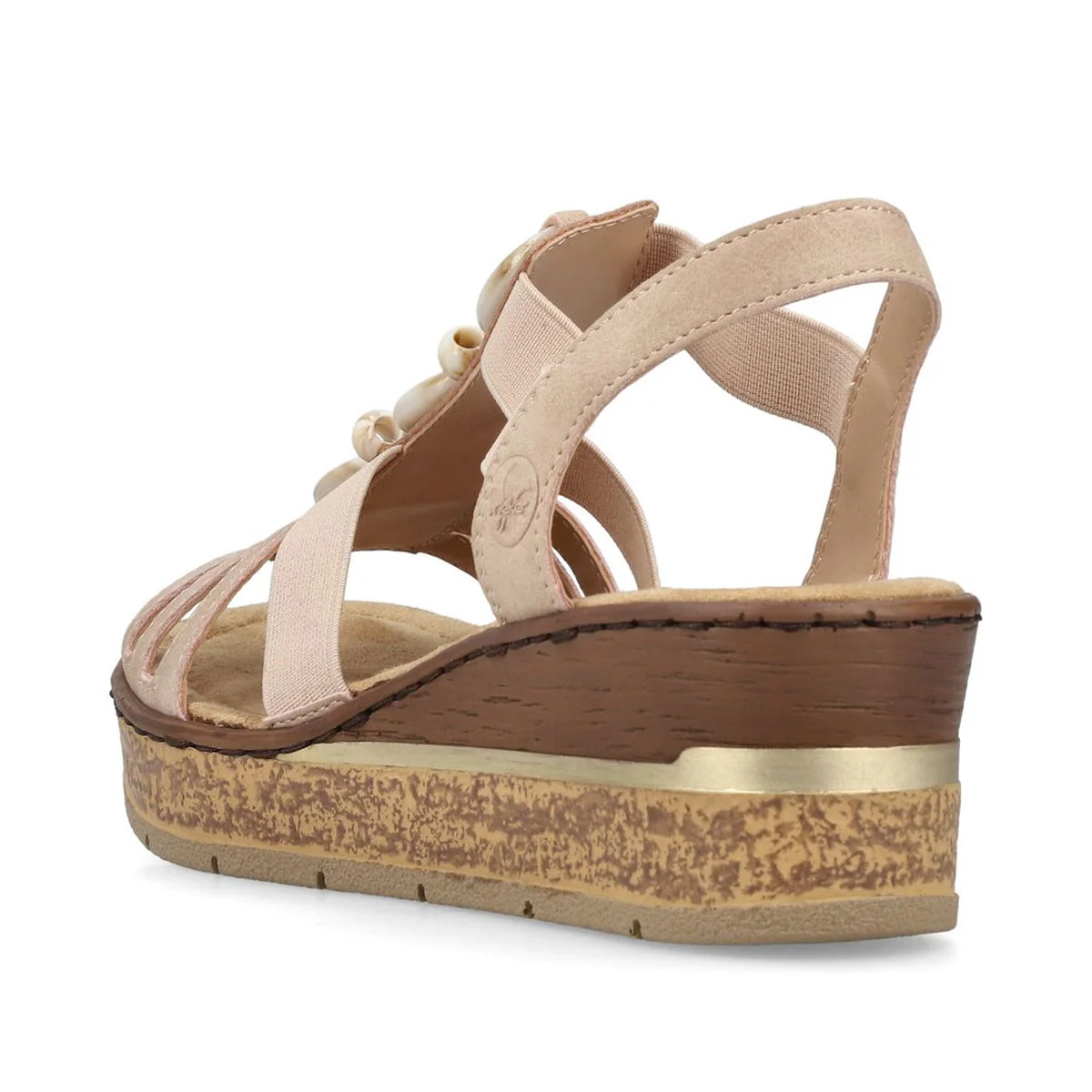Rieker 63778 Morelia Altrosa Wedge Sandal - Image 3