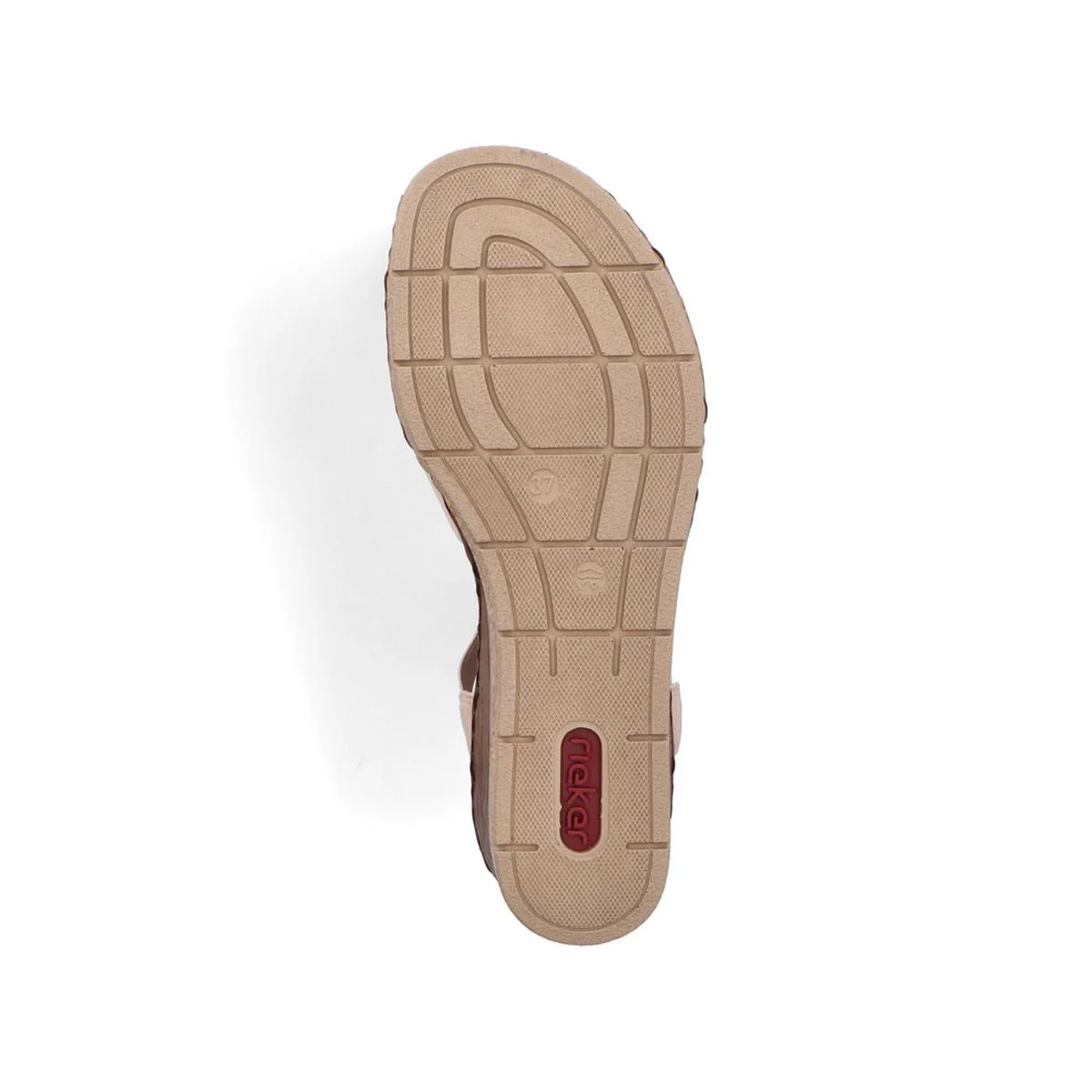 Rieker 63778 Morelia Altrosa Wedge Sandal - Image 4