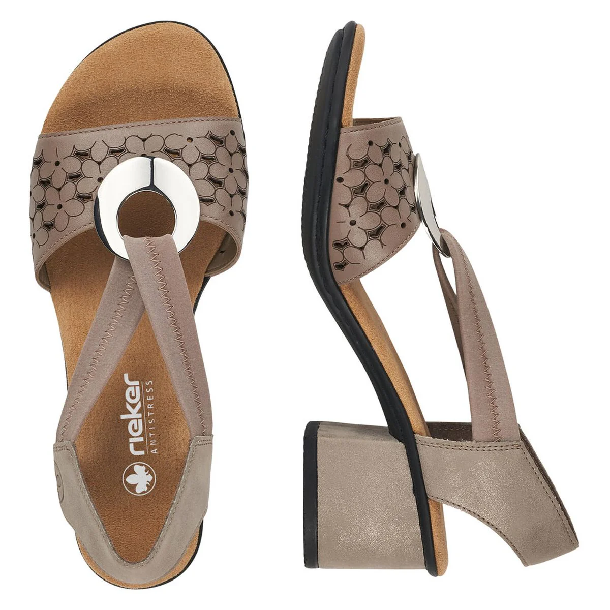 64677 Low Heel Sandals - Image 6