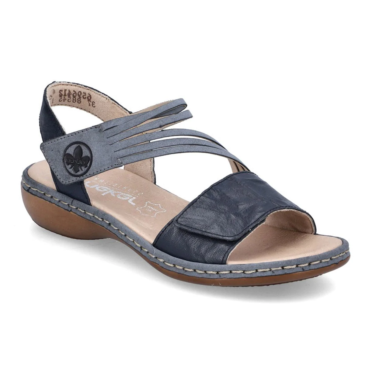 Rieker 65964 Strap Sandal in Blue