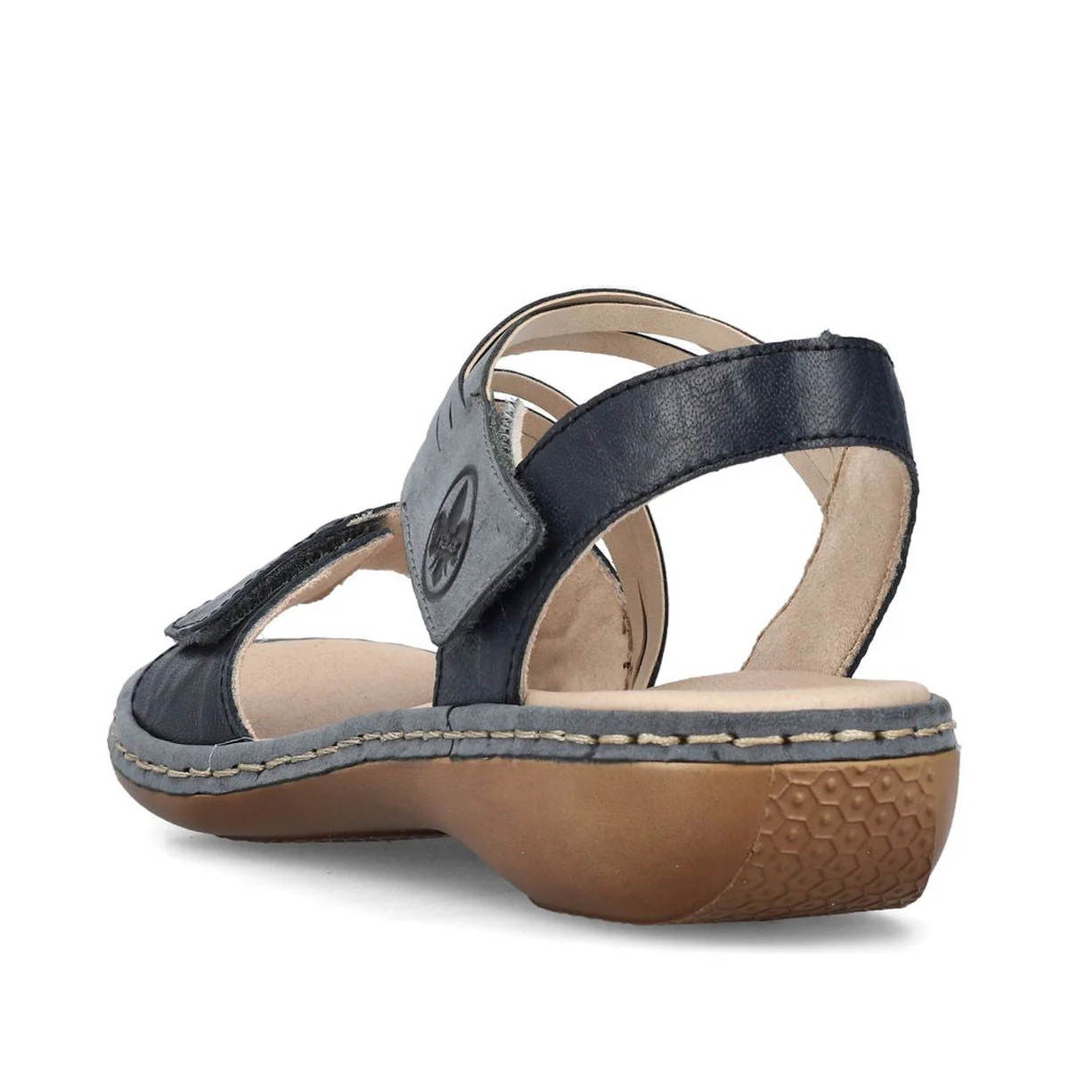 Rieker 65964 Strap Sandal in Blue - Image 3