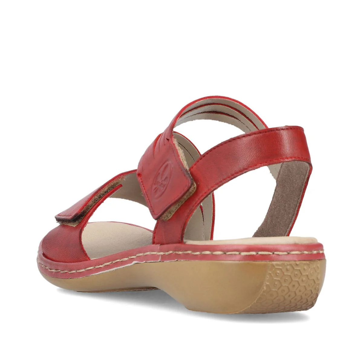 Rieker 65964 Strap Sandal in Red - Image 3
