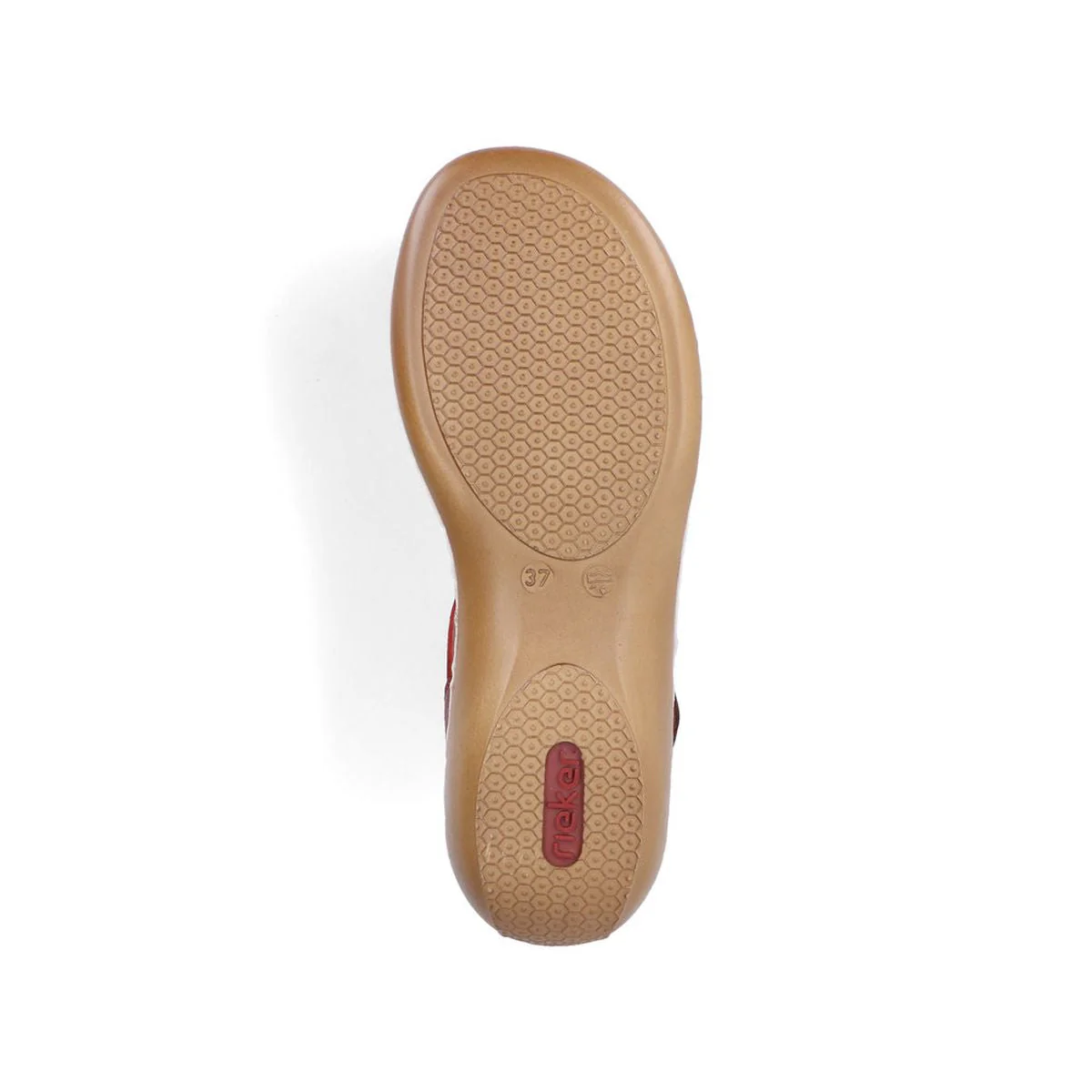 Rieker 65964 Strap Sandal in Red - Image 4