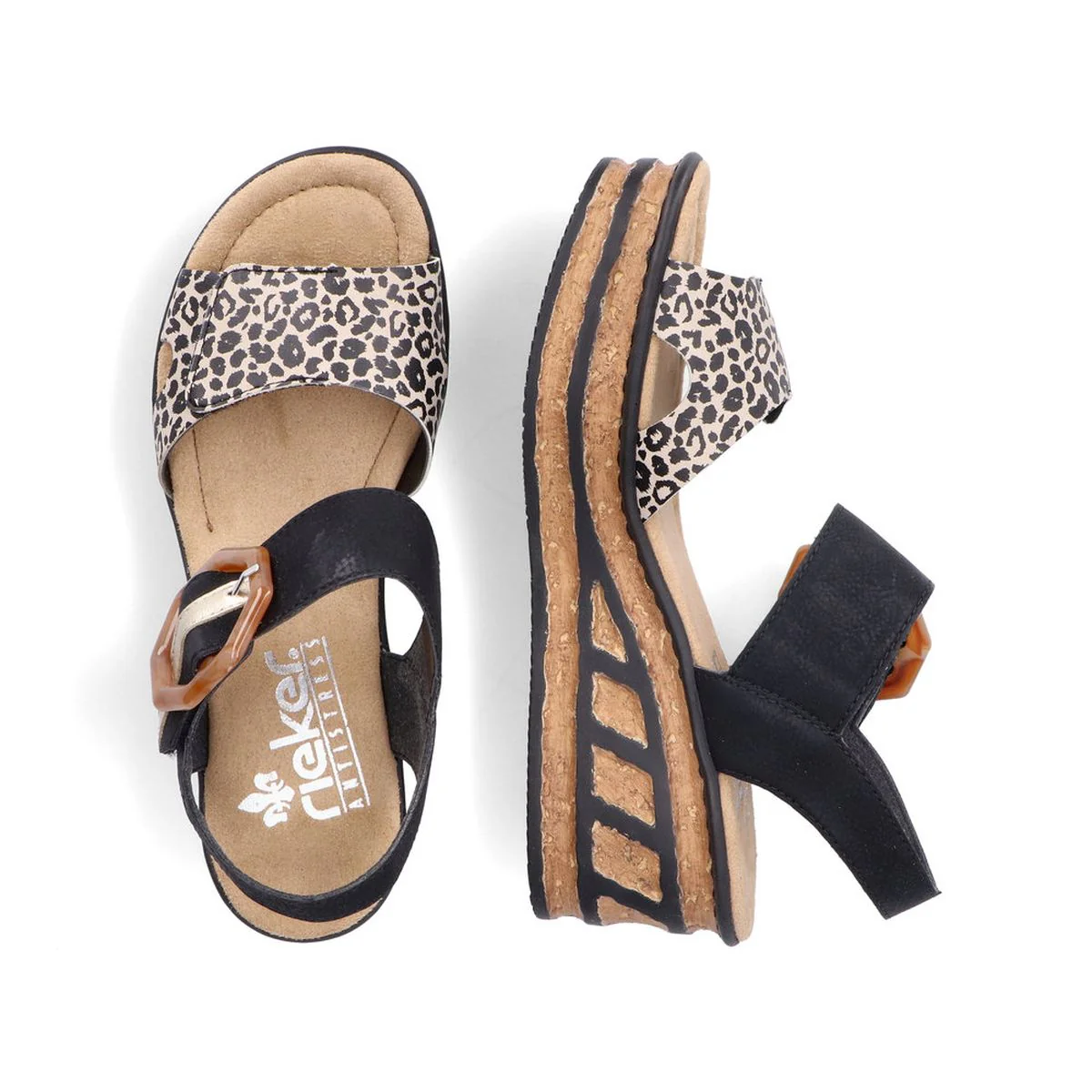 68176 2-Strap Wedge Sandal - Image 6