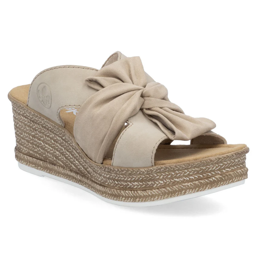 Rieker 68789 Women's Sandals in Beige