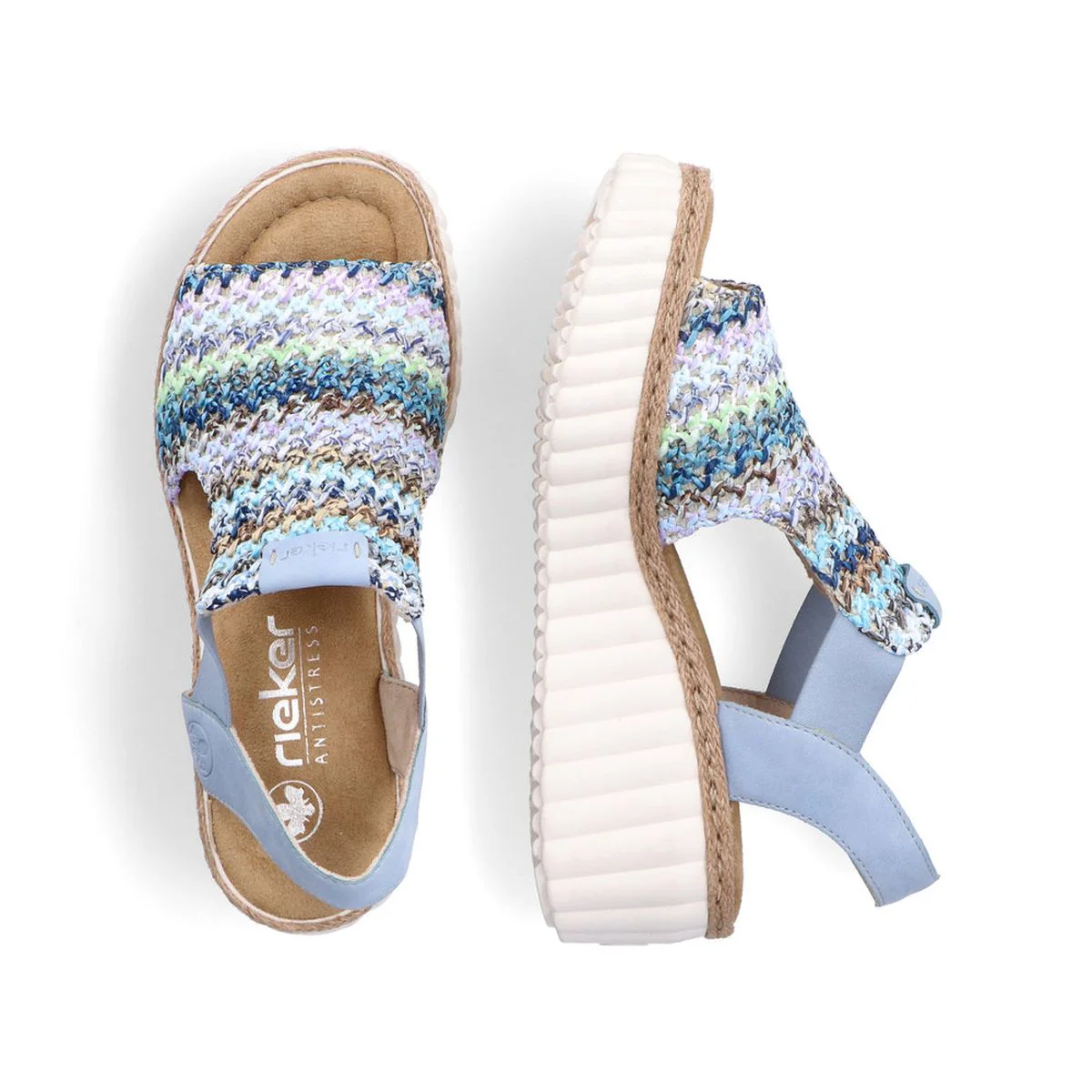 69172 Mesh Wedge Sandals - Image 6