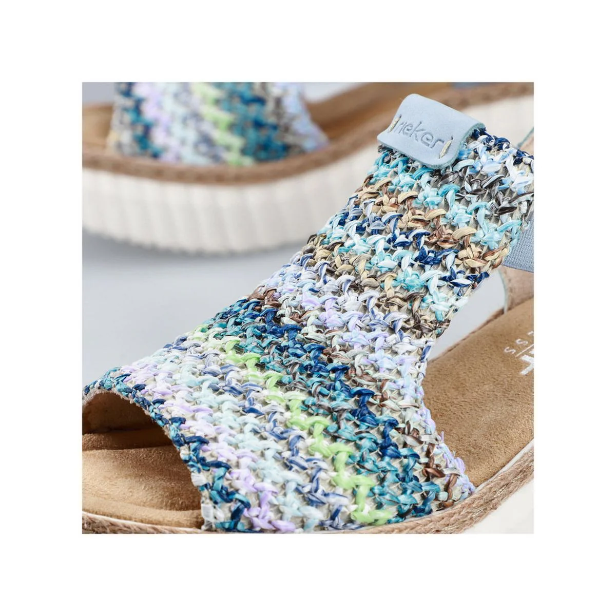 69172 Mesh Wedge Sandals - Image 9