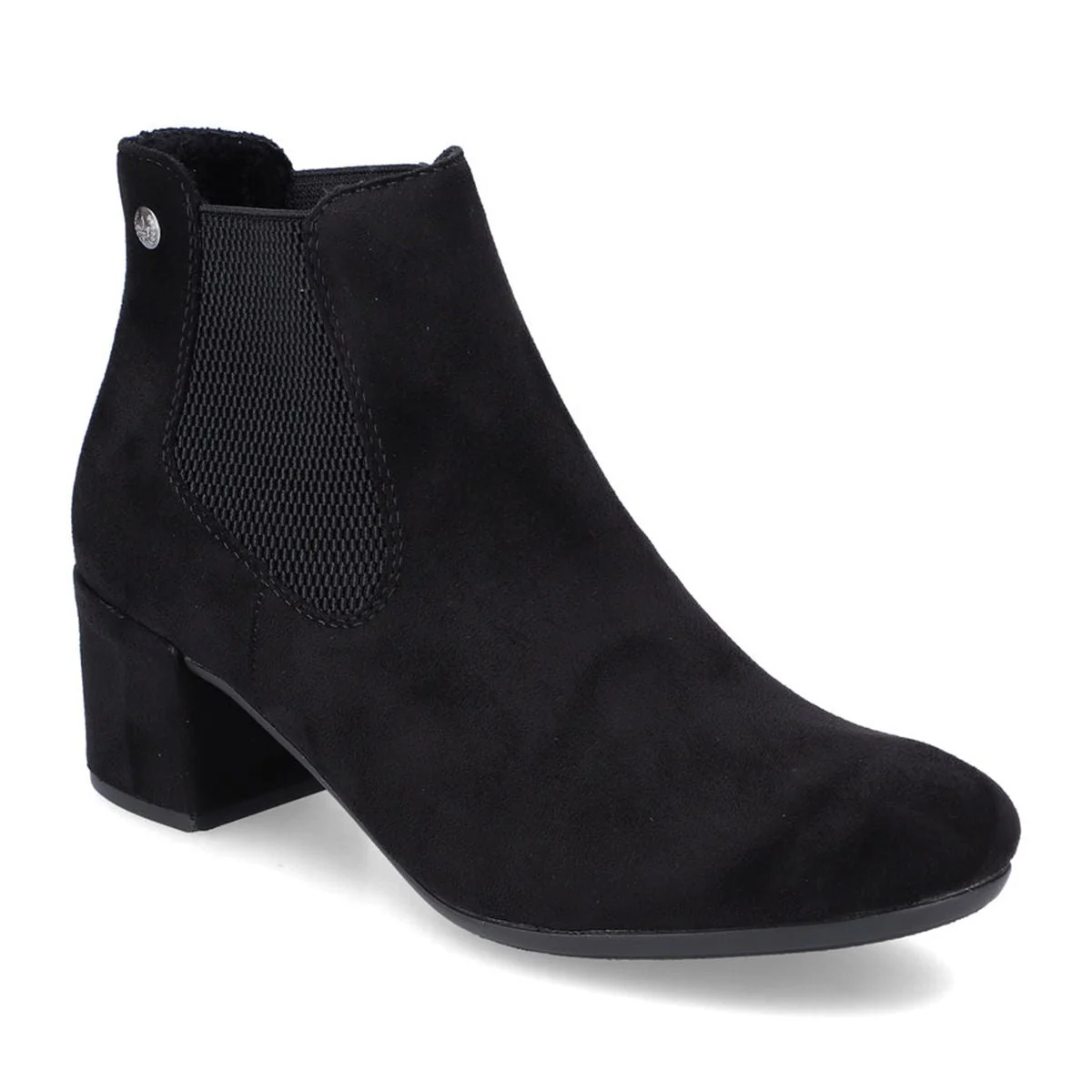 Rieker 70284 Graphite Black Womens Ankle Boots