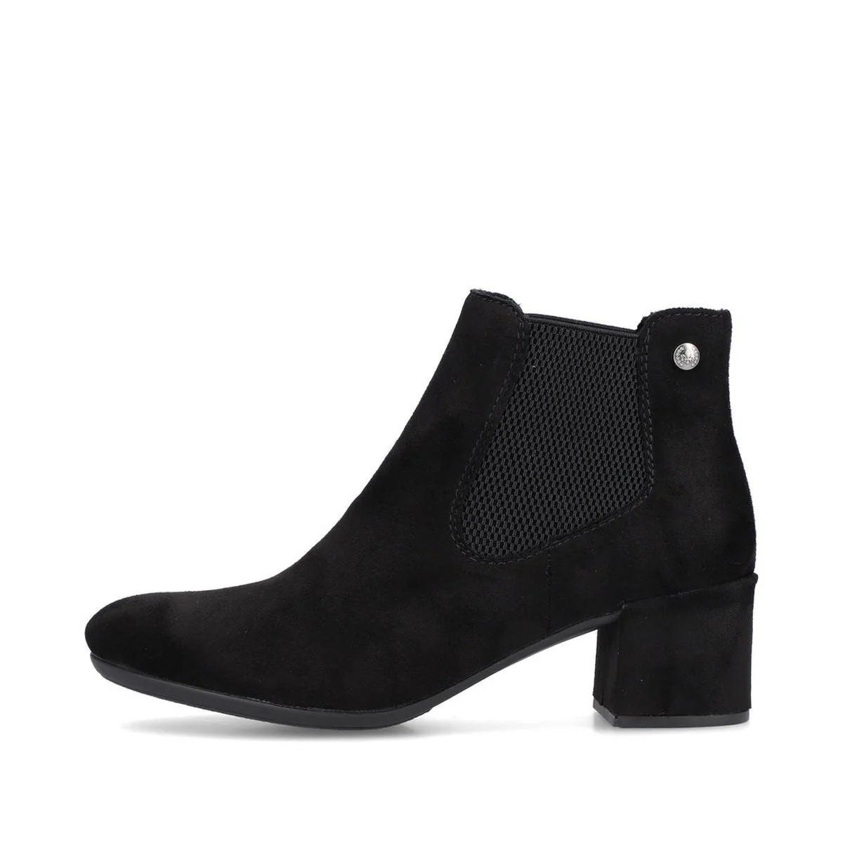 Rieker 70284 Graphite Black Womens Ankle Boots - Image 4