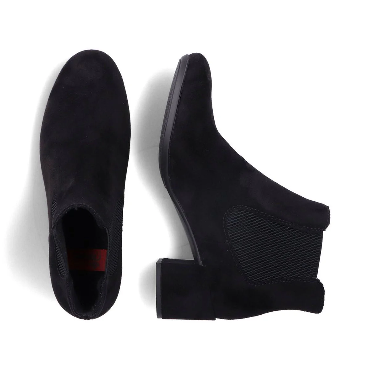Rieker 70284 Graphite Black Womens Ankle Boots - Image 6