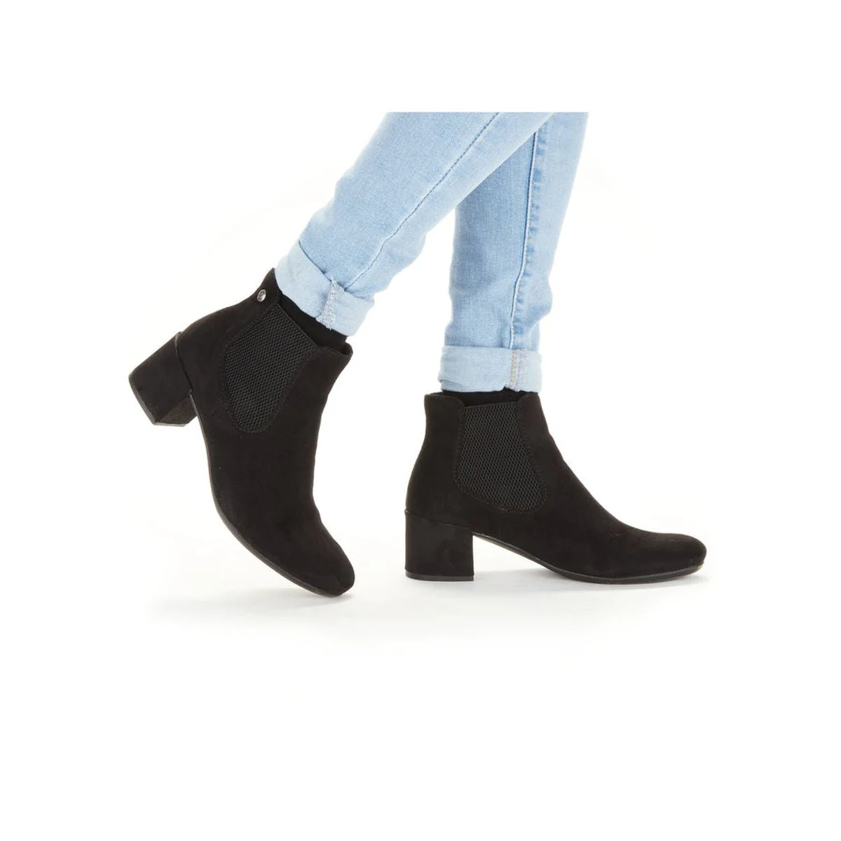 Rieker 70284 Graphite Black Womens Ankle Boots - Image 7