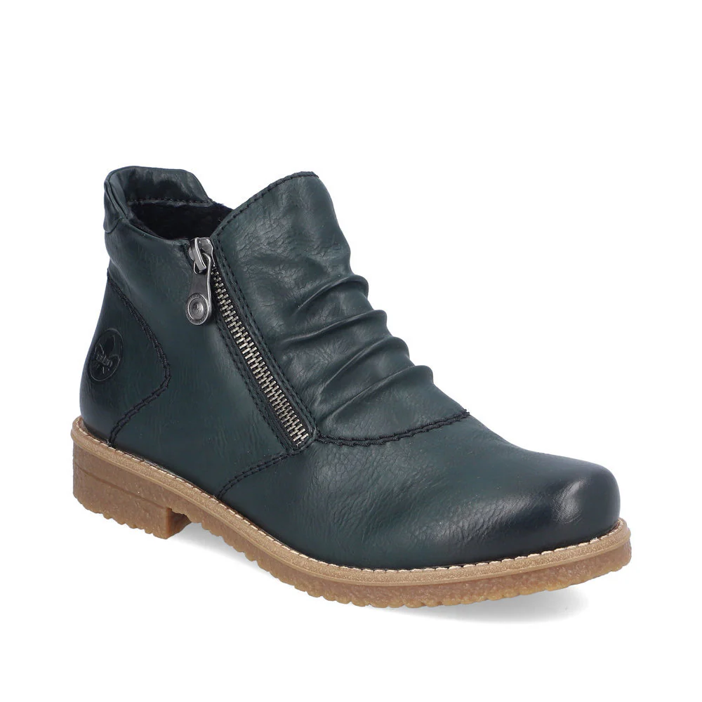 Rieker 73553 Women's Ankle Boots in Olive