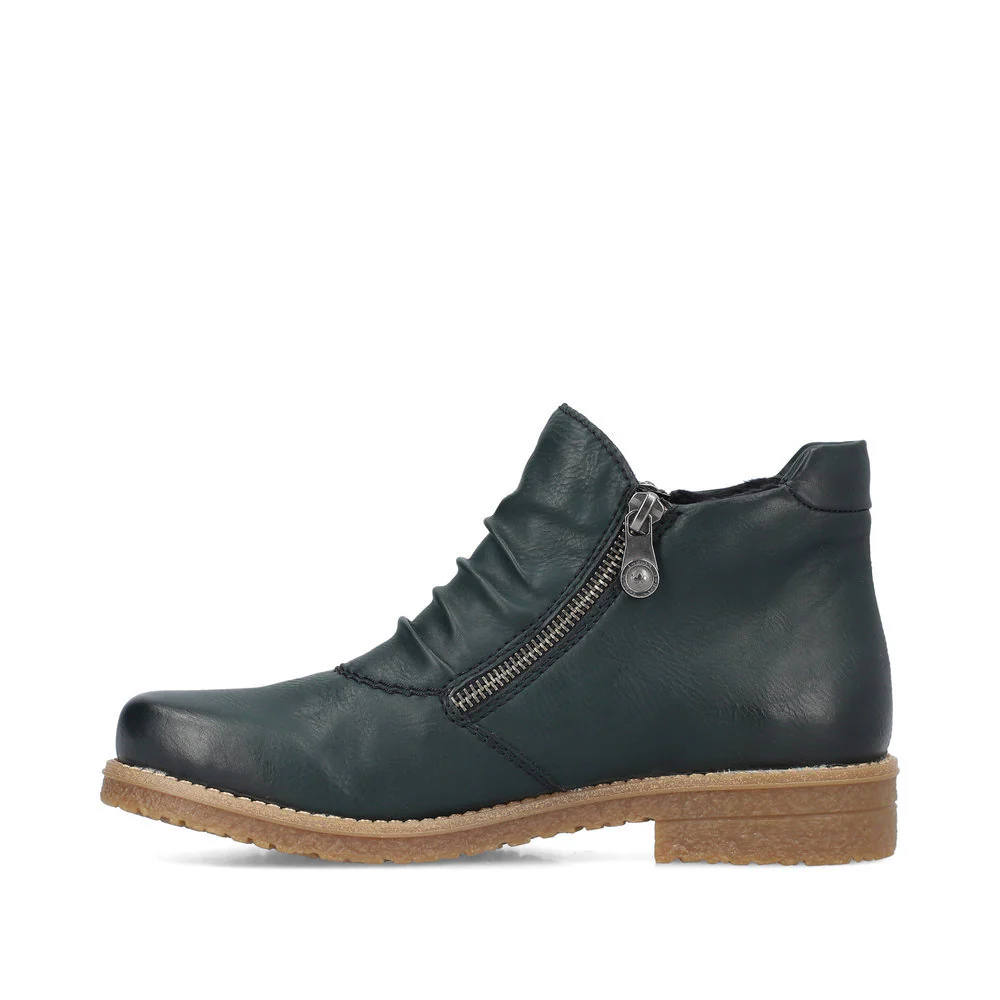Rieker 73553 Women's Ankle Boots in Olive - Image 2