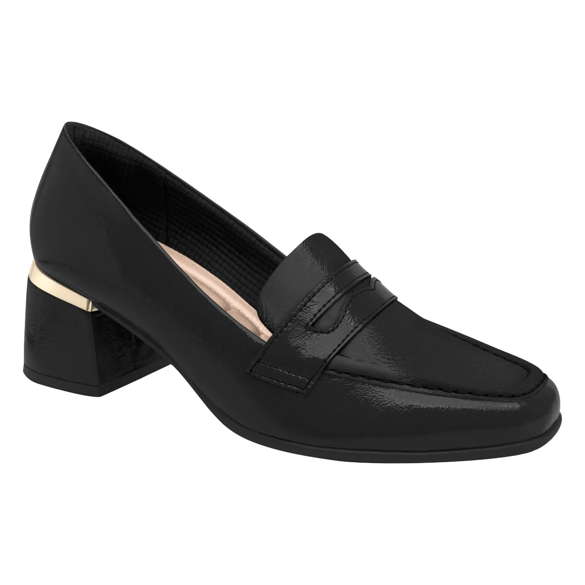 Dress Block Heel Loafer 748009