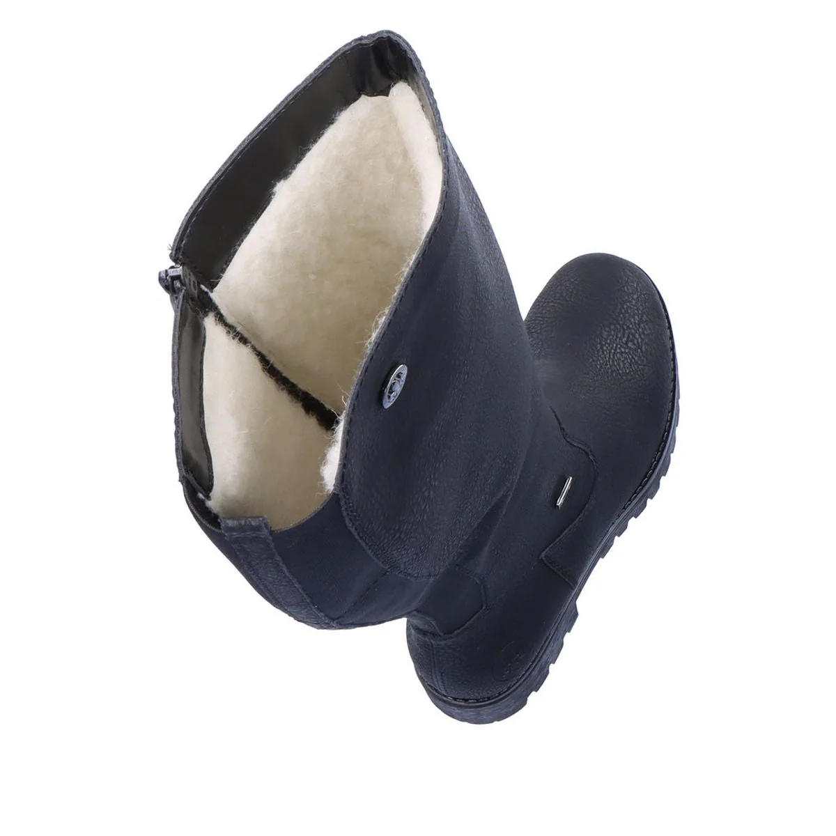 78554 Midnight Black High Boots with RiekerTEX - Image 6