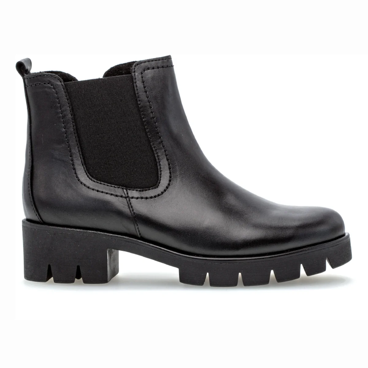 Gabor 710.27 Premium Leather Chelsea Boot – Black