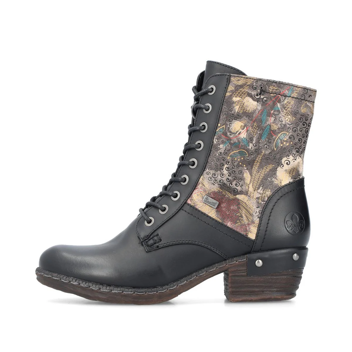 Rieker 93614 Patterned Lace Up Boots - Image 4