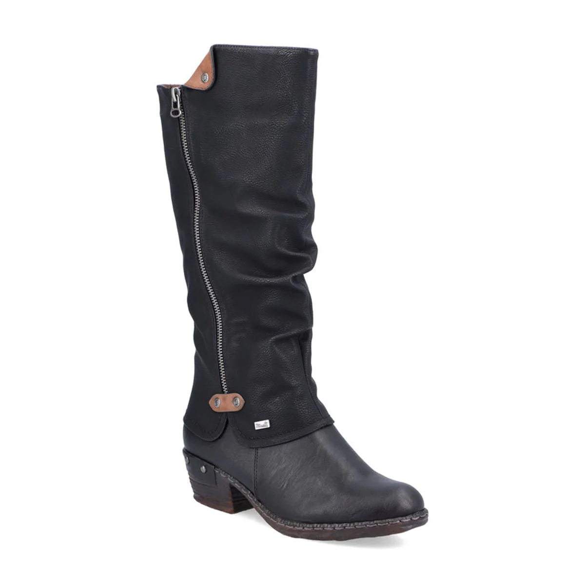 93655 Zipper High Boots