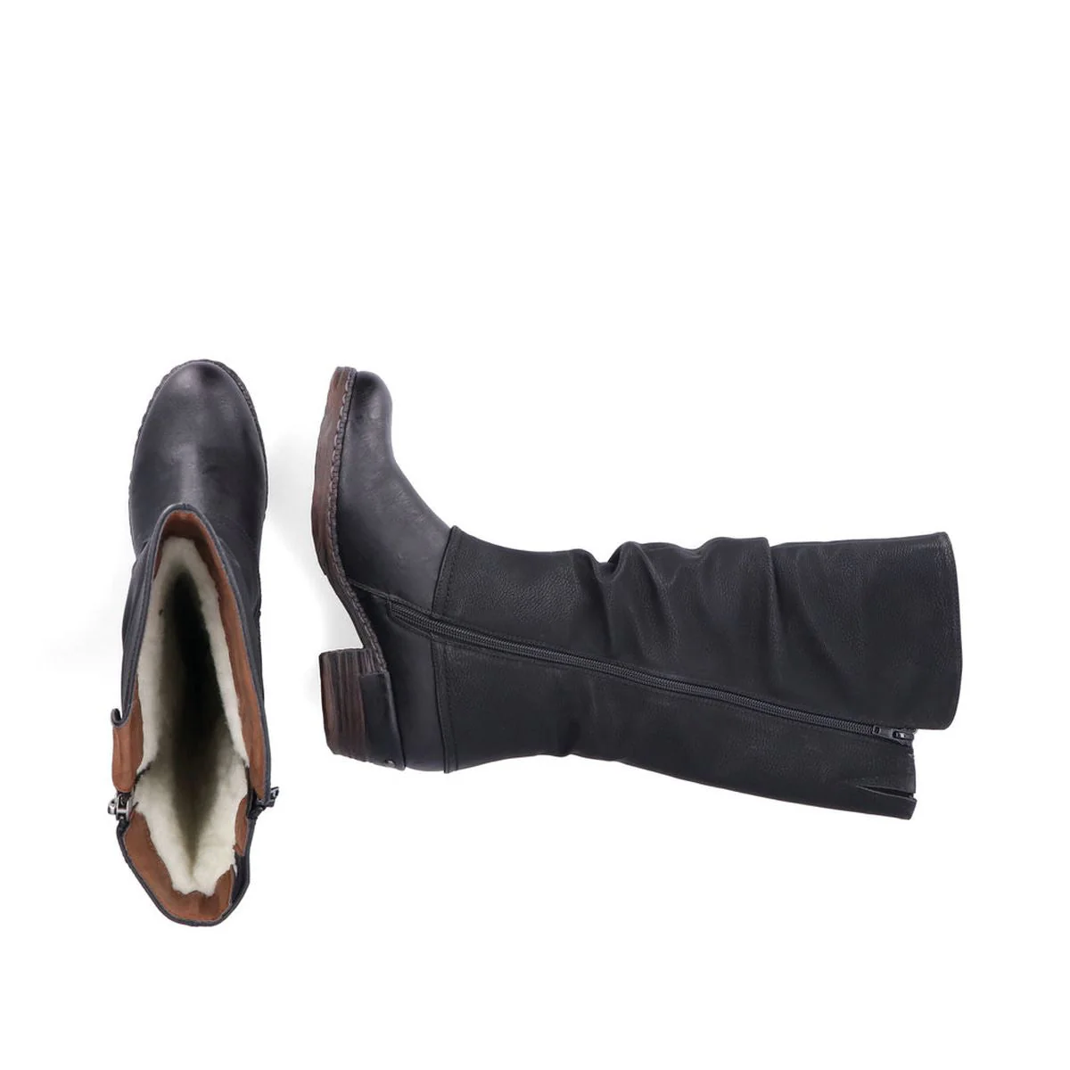 93655 Zipper High Boots - Image 5