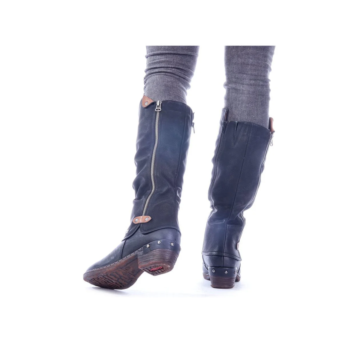 93655 Zipper High Boots - Image 6