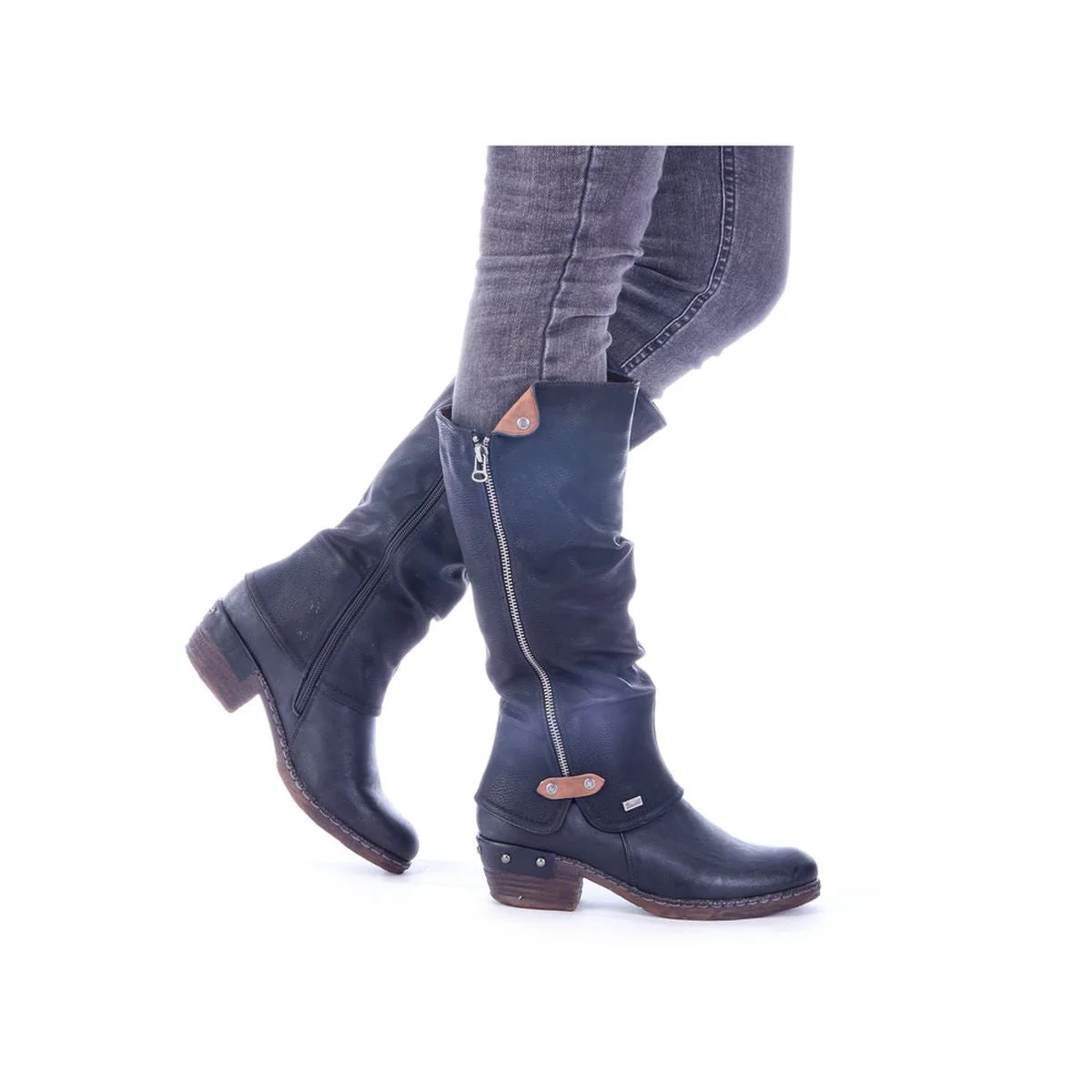 93655 Zipper High Boots - Image 7