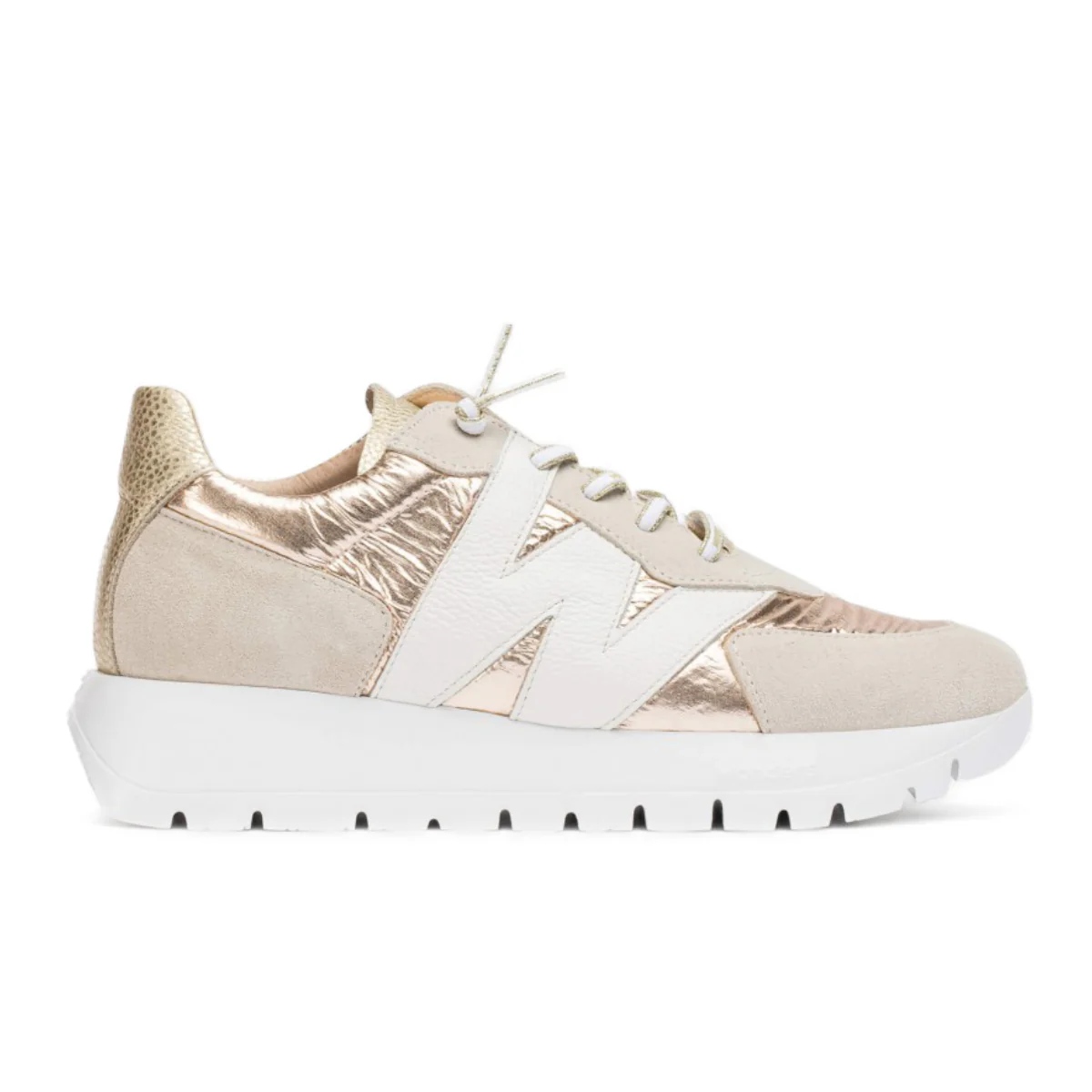 Wonders A-2464 Women's Dress Sneaker in Beige - Image 2