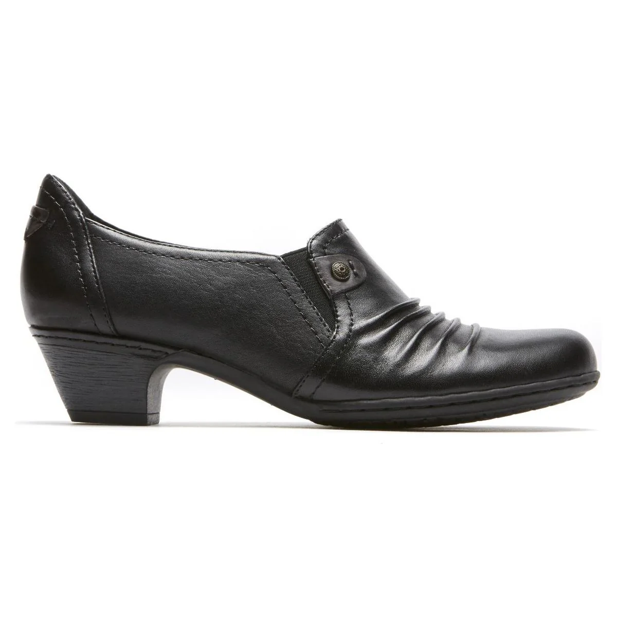 Adele Slip-On Dress Casual Shoe in Black - Image 2