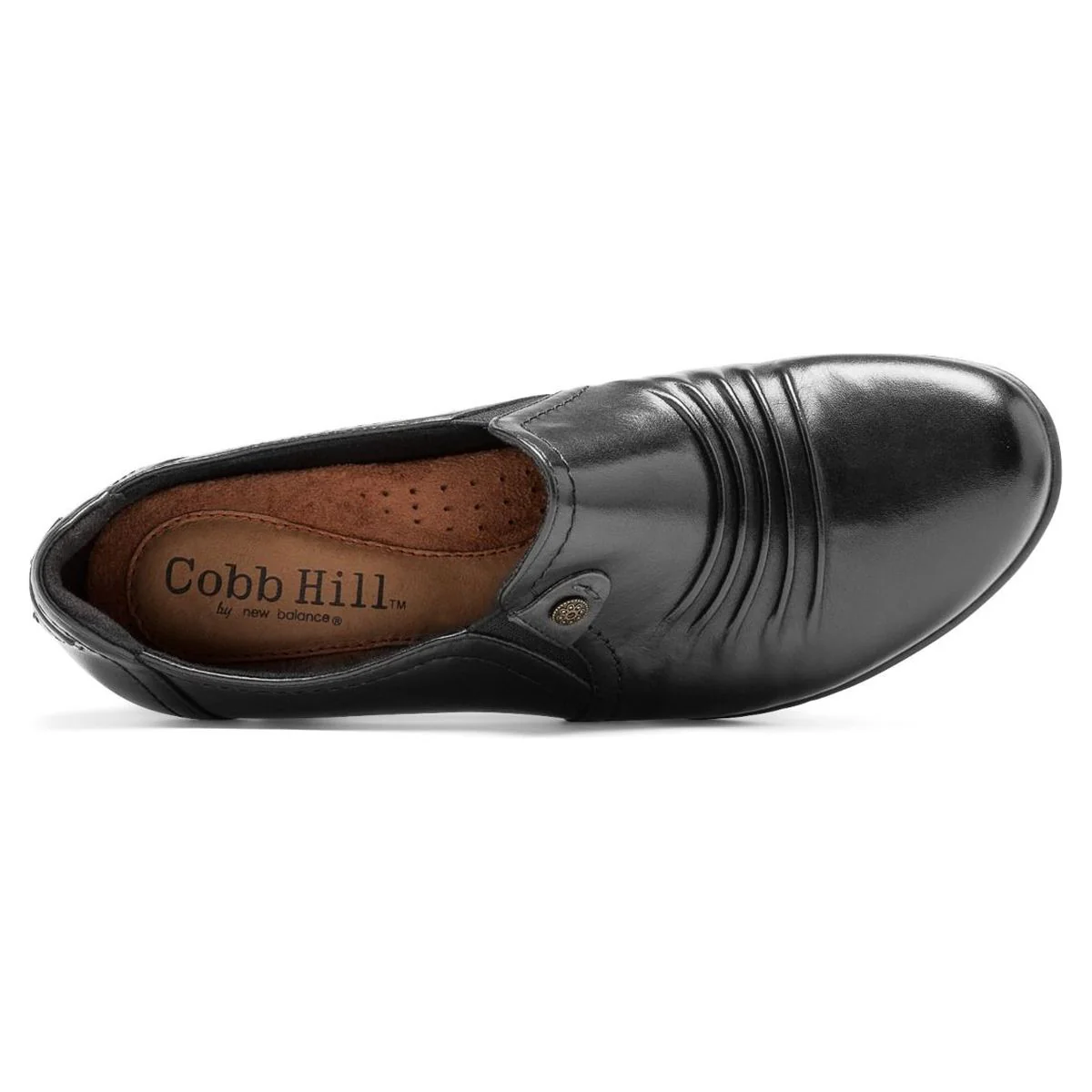 Adele Slip-On Dress Casual Shoe in Black - Image 4