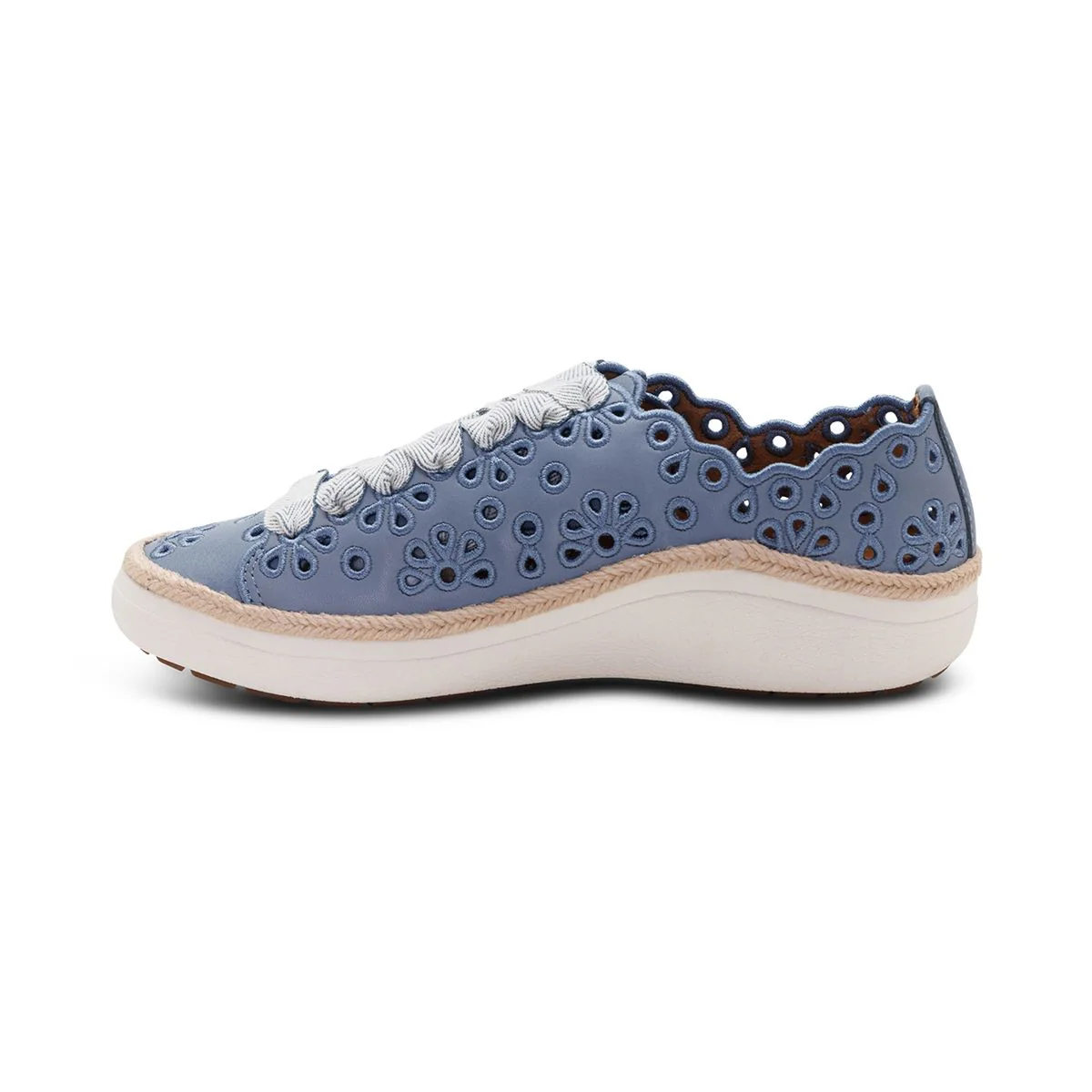 Aetrex Charlotte Women's Sneaker in Hazy Blue - Image 2