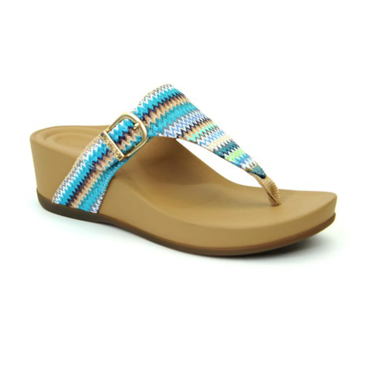 Aetrex Kate Women's Wedge Slide Sandal - Image 2