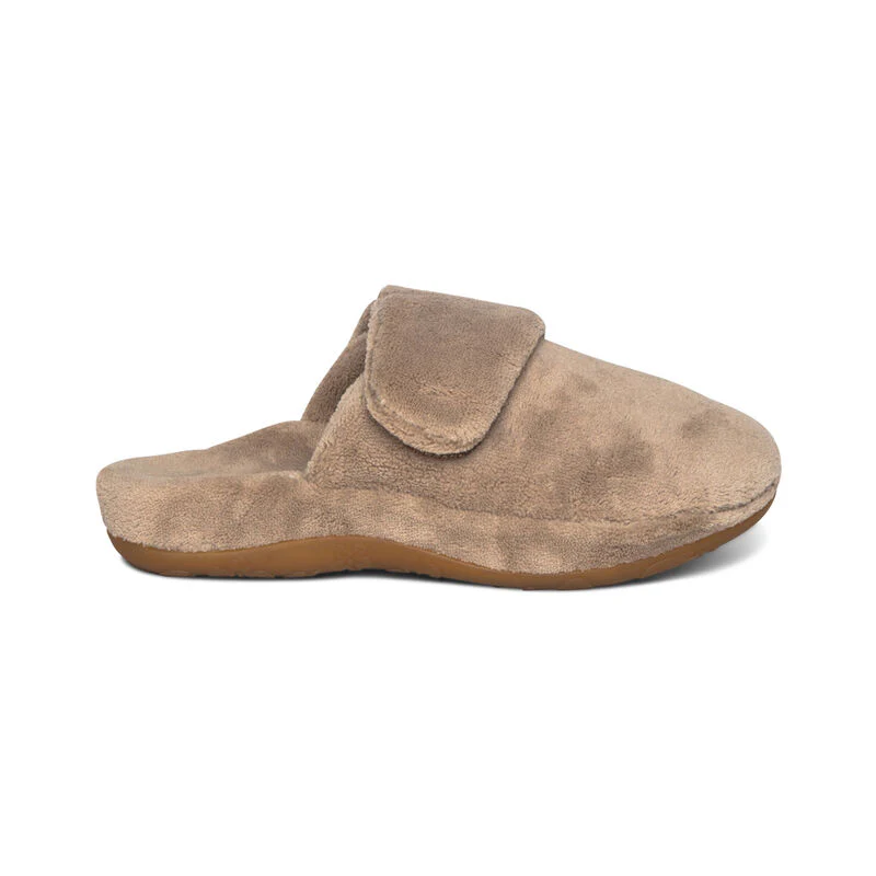 Aetrex Mandy Women's Closed Toe Slipper in Coffee - Image 2