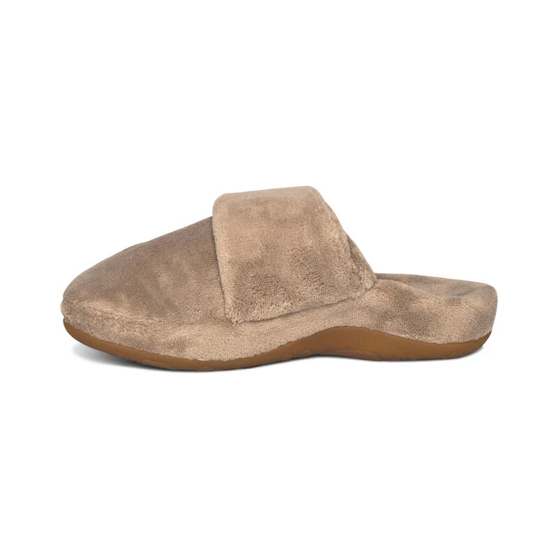 Aetrex Mandy Women's Closed Toe Slipper in Coffee - Image 3