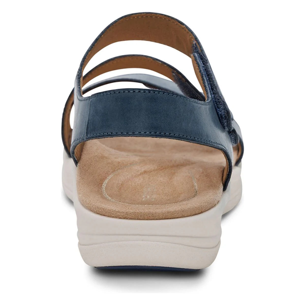 Aetrex Savannah Women's Adjustable Quarter Strap Sandal in Hazy Blue - Image 4